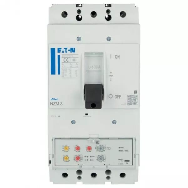 Disjoncteur PXR20, 3p, 630A,100kA, Protection terre (191556)