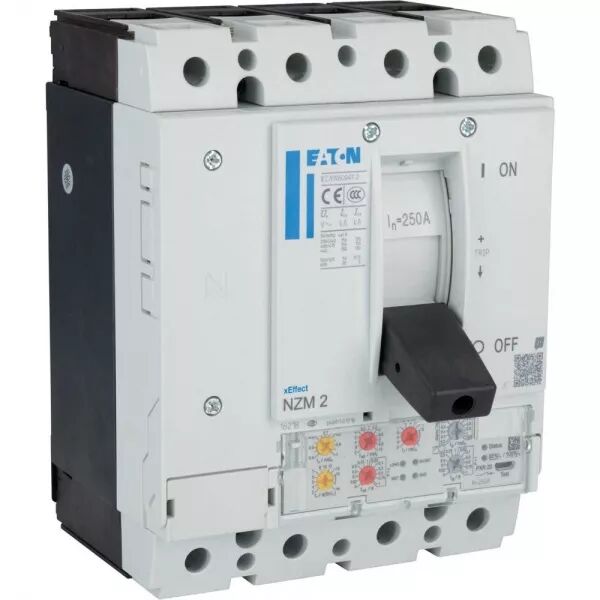 DISJONCTEUR PXR20, 4P, 250A, 100KA, PROTECTION TERRE