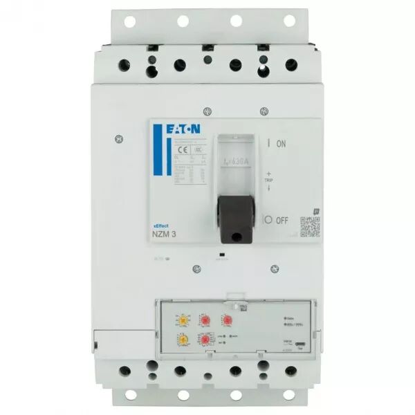 Disjoncteur PXR20, 4p, 630A, sur socle,100kA (191396)