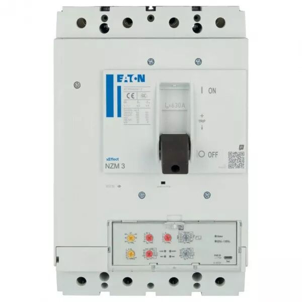Disjoncteur PXR20, 4p, 630A,100kA, Protection terre (191386)