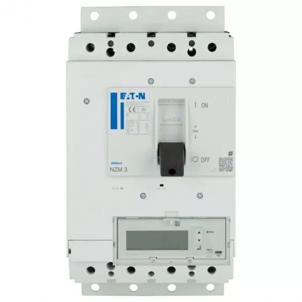 Disjoncteur PXR25, 4p,630A, sur socle, protection neutre variable (192303)