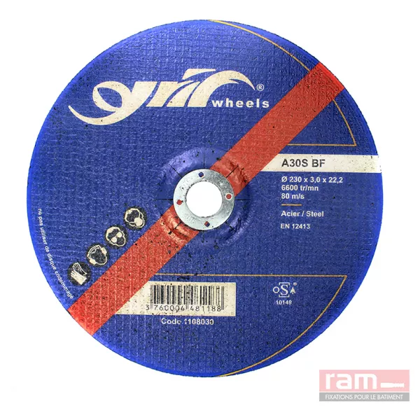 DISQUE EBARB. METX IRON-SHV 125 (99113)