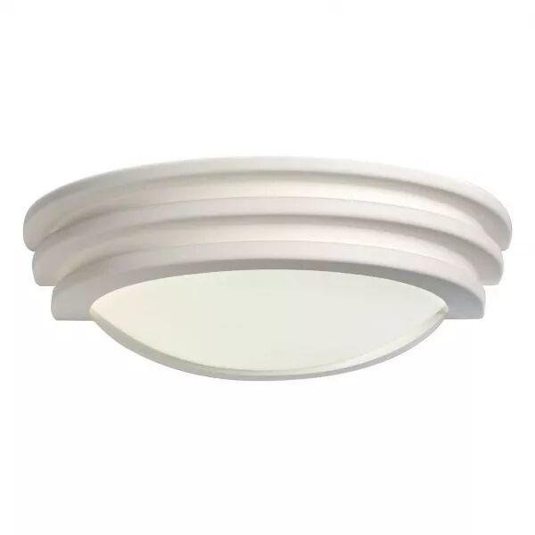 DOMINO - Applique Mur pl�tre E27 77W max.,demi-lune, Lpe non incl. (3008)