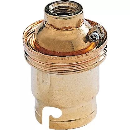 DOUILLE ACIER LAITONN� B22 SB M10 EAN