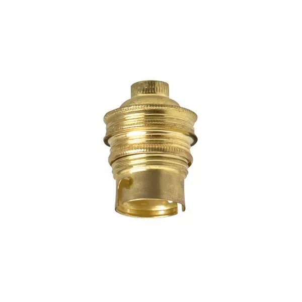 DOUILLE CULOT B22 � RACCORD FILET� ET DOUBLE BAGUE MATI�RE M�TALLIQUE 4A 150W