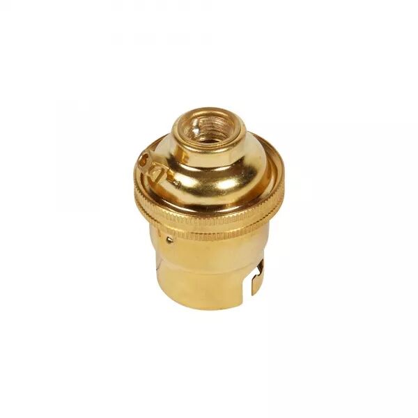 DOUILLE CULOT B22 � RACCORD FILET� ET SIMPLE BAGUE MATI�RE M�TALLIQUE 4A 150W