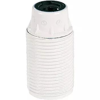 DOUILLE E14 FILET�E BLANC M10