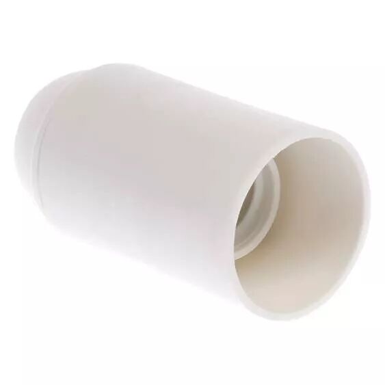 Douille E14 sple bague blanche