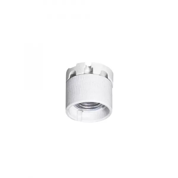 DOUILLE EN PORCELAINE �CLAIRAGE PUBLIC AVEC FREIN CULOT E27 ET JUPE PROTECTION