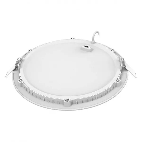 Downlight FLAT CCT plat rond fixe blanc 110� LED 20,4W 2400lm 3000/4000K (50807)