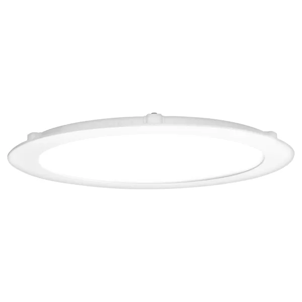 Downlight FLAT CCT plat rond fixe blanc 110� LED 30,8W 4100lm 3000/4000K (51366)