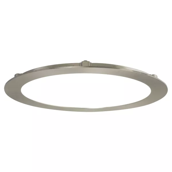 Downlight FLAT CCT plat rond fixe nickel 110� LED 30,8W 3700lm 3000/4000K (51367)