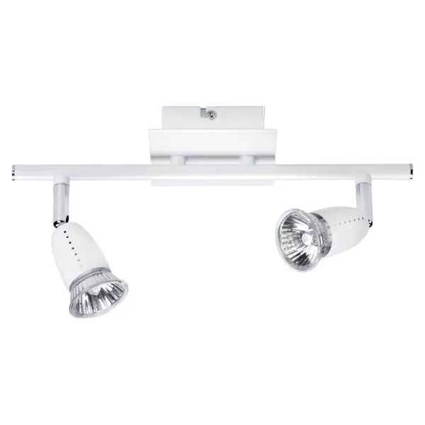 ECCO B2 - Plaf./Appl.Mur 2 spots GU10 50W max., blanc, Lpes non incl. (4663)