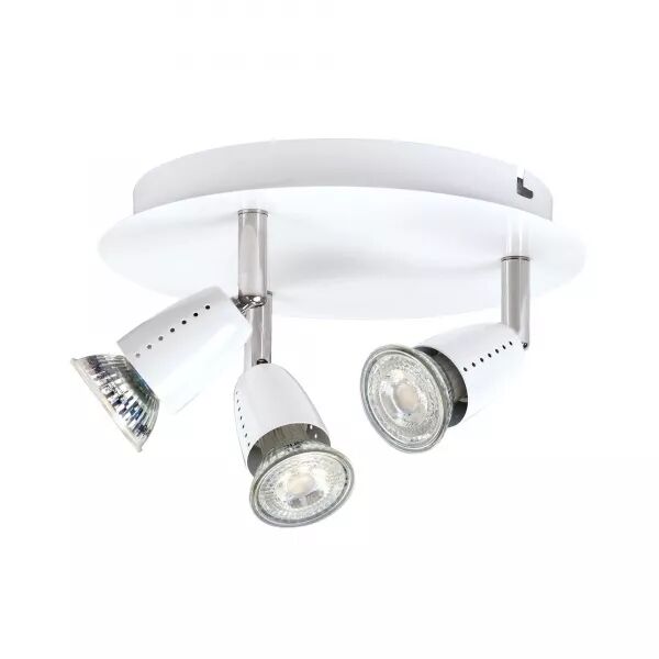 ECCO P3 - PLAFONNIER 3 SPOTS GU10 50W MAX., BLANC, LPES NON INCL.