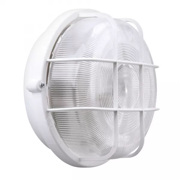 ECO - HUBLOT EXT. IP44 IK06, ROND, BLANC, E27 100W MAX., LPE NON INCL.