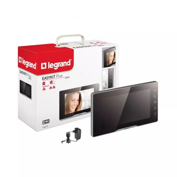 ECRAN INT�RIEUR VISIOPHONE EASY KIT 7POUCES NOIR EFFET MIRROIR