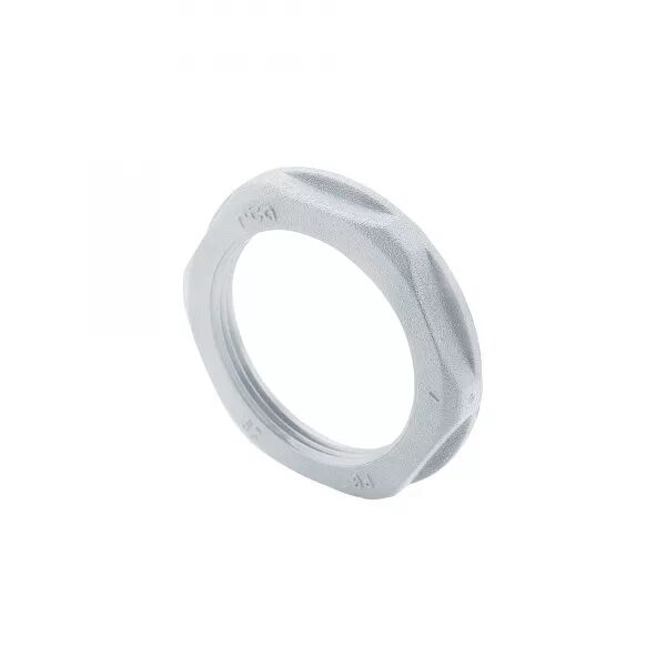 ECROU PLASTIQUE ISO63 POUR PRESSE �TOUPE PLASTIQUE HEXAGONAL � EMBASE - GRIS