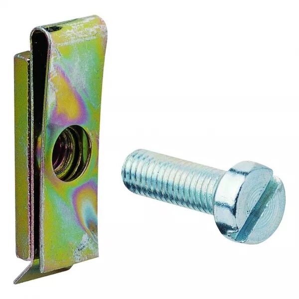 Ecrous-clips et vis M5 pour platine perfor�e (25 pi�ces) quadro et beha-set (UC969)