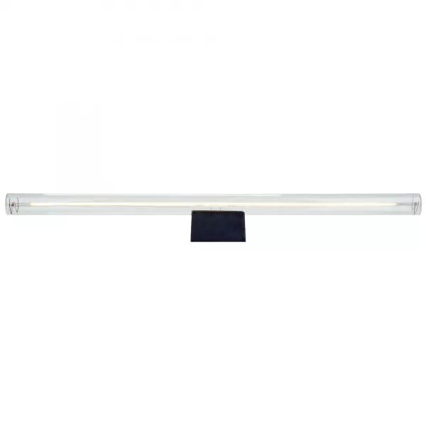 ELASTO LED 2 - APPLIQUE MURALE AVEC TUBE FILAMENT LED S14D LED, M�TAL NOIR