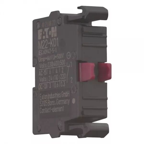 �L�MENT DE CONTACT, BORNES �VIS, 1O, 24V 3 A, 220V 230V 240V 6 A