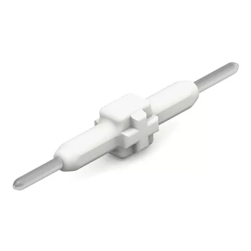 �l�ment de raccordement pas 3mm 1 p�le, blanc Longueur 15,3 mm (2059-901)