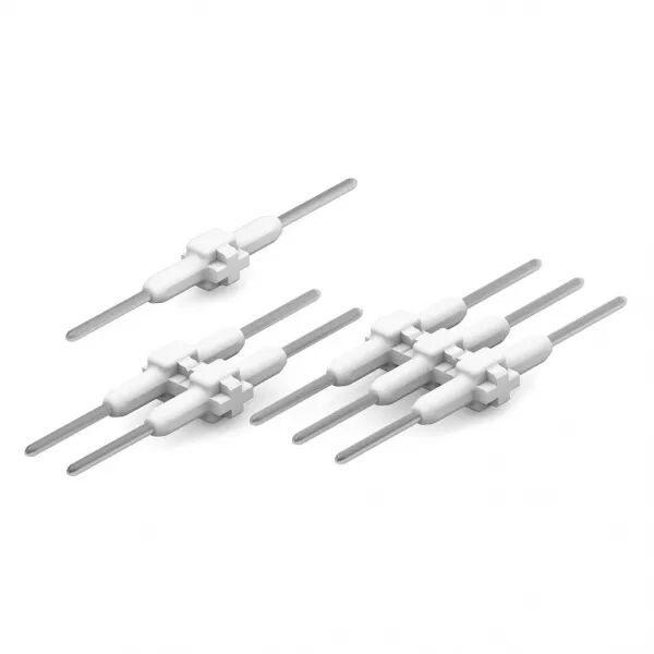 �l�ment de raccordement pas 3mm 1 p�le, blanc Longueur 20,5 mm (2059-901/021-000)