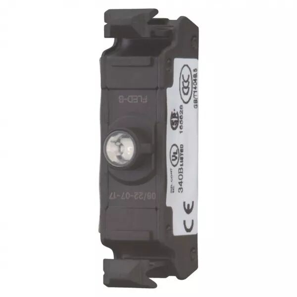 �l�ment LED, bleu, fixation par l\'avant, 12-30VAC/DC, cage clamp, flat (180796)