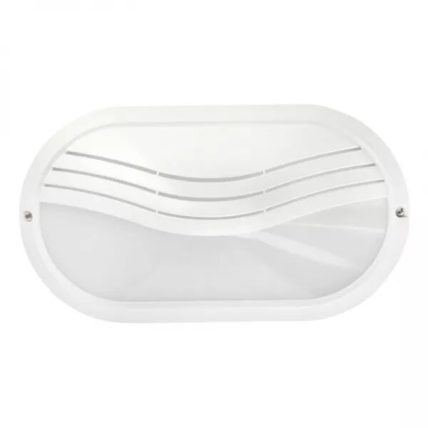 ELLIPSE BLANC 8W 4000K-IRC80-IP65 580LM AVEC VISIERE