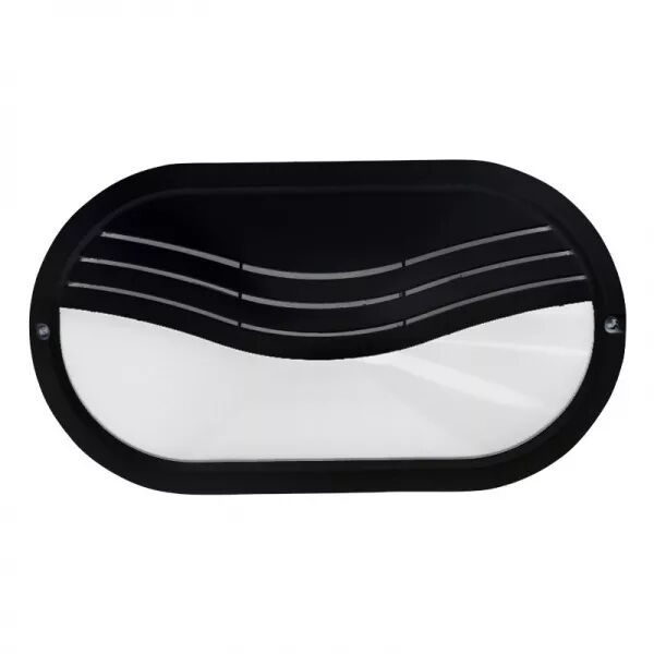 ELLIPSE NOIR 8W 4000K-IRC80-IP65 460LM AVEC VISIERE