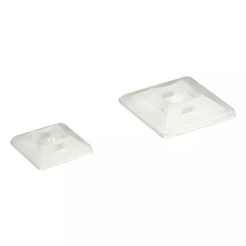 Embase adh�sive 4,4 mm blanche