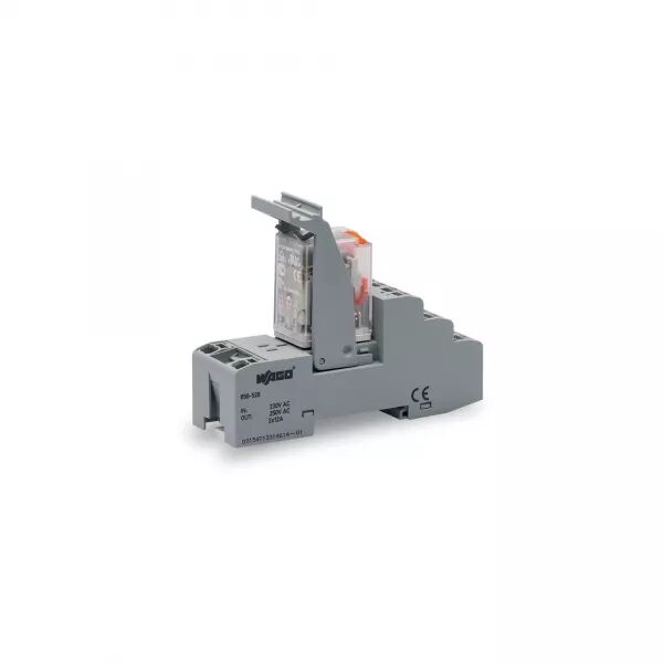 EMBASE AVEC RELAIS 230 V AC - 2 RT