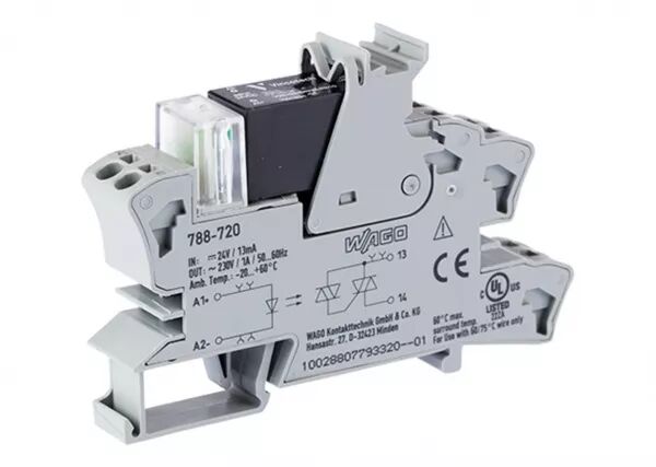 EMBASE AVEC SSR H 15 MM 24 V DC / 24 - 240 V - 1A