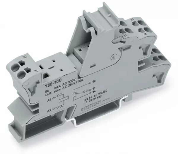 EMBASE SANS RELAIS POUR RAIL TS 35, RT 15 2RT