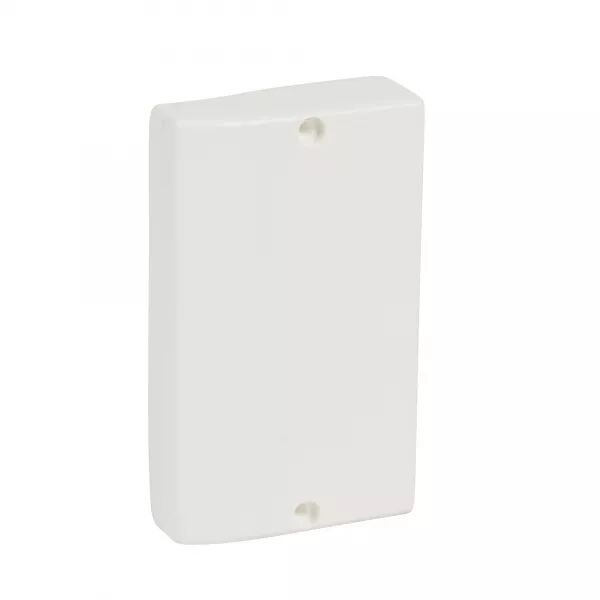 Embout - Pour goulotte Logix 45 85x50mm - Blanc antimicrobien