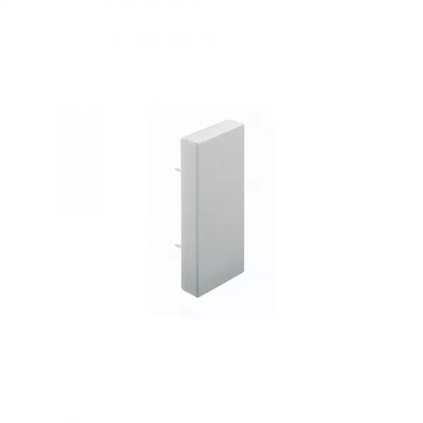 Embout � visser - Pour goulotte de distribution Viadis 25x25mm -PVC Blanc Artic