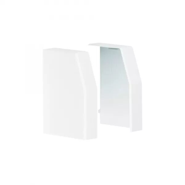 EMBOUT DE FERMETURE BEHA-SET DROIT-GAUCHE POUR RK110 RAL 9010 BLANC PALOMA