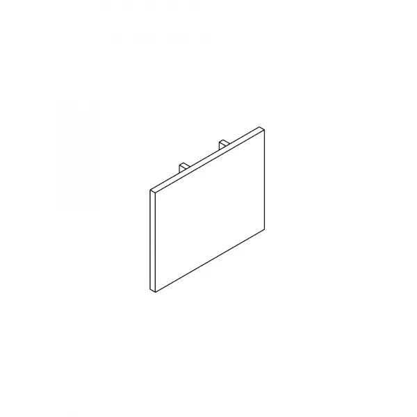 EMBOUT DE FERMETURE POUR RAIL DALI 023 - BLANC