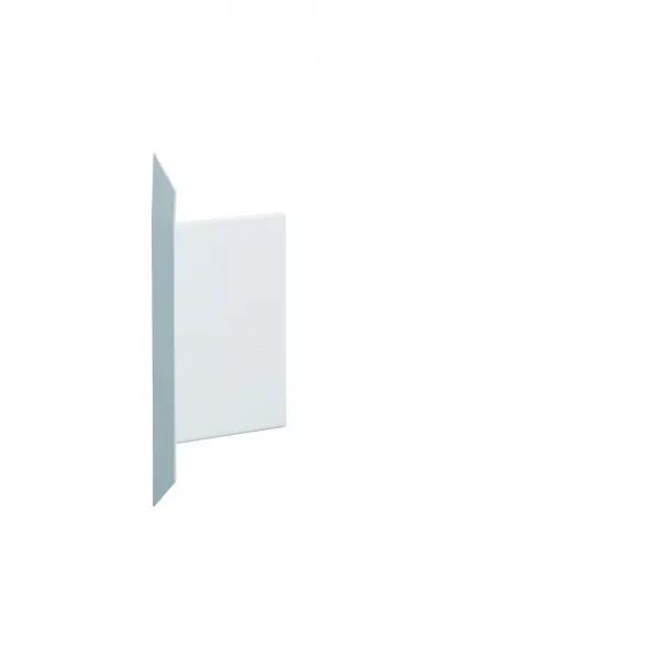 EMBOUT POUR BKIS �PAIS 12,5MM SIMPLE HAUTEUR ACIER RAL 9016 PURE