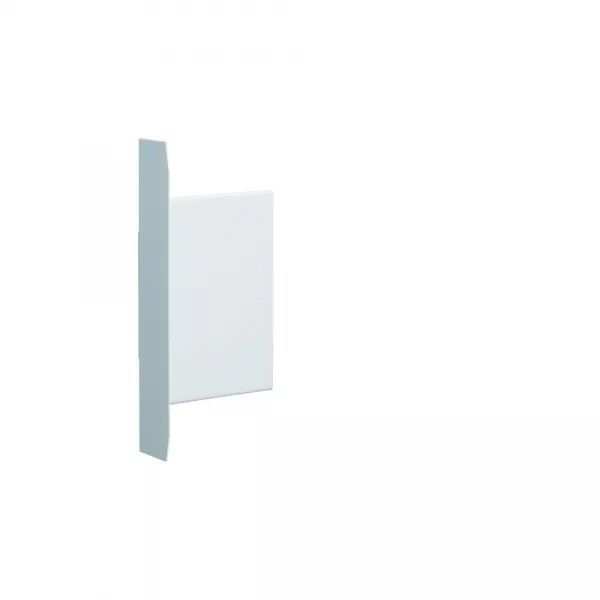 EMBOUT POUR BKIS �PAIS 25MM ACIER RAL 9016 PURE