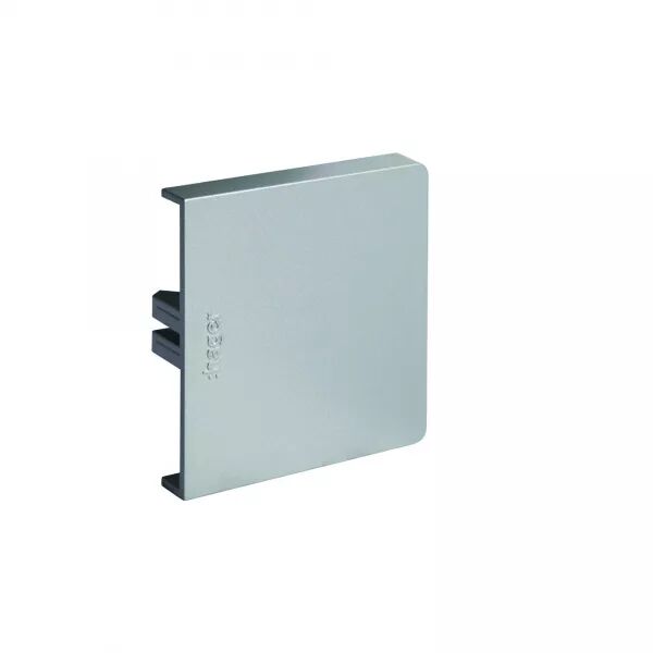 EMBOUT POUR GOULOTTE D\'INSTALLATION GBA 50X50MM, PVC COULEUR ALU
