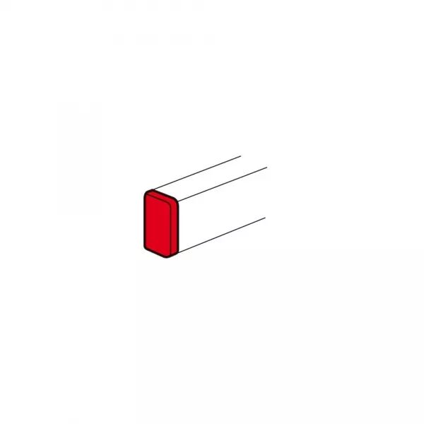 EMBOUT POUR GOULOTTES DLP MONOBLOC 65X195MM - BLANC