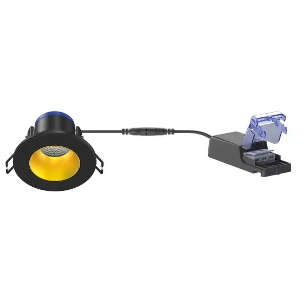 ENCASTR� EF8 IP65 IK07 5/7W 3CCT 2700/3000/4000K 500LM DIMMABLE NOIR/DOR�