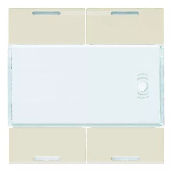 Enjoliveur 4 boutons poussoirs KNX gallery LED dune (WXE314D)