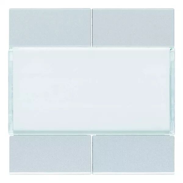 Enjoliveur 4 boutons poussoirs KNX gallery titane (WXE304T)