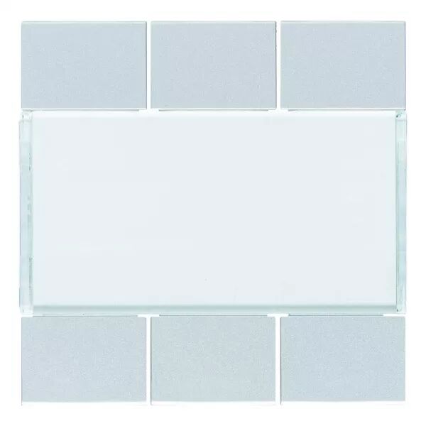 Enjoliveur 6 boutons poussoirs KNX gallery titane (WXE306T)