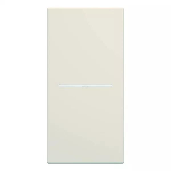 Enjoliveur Gallery interrupteur � voyant 1 module , finition Dune (WXD011D)