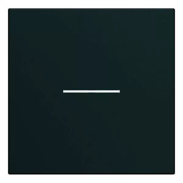 Enjoliveur Gallery interrupteur � voyant 2 modules , finition Night (WXD001N)