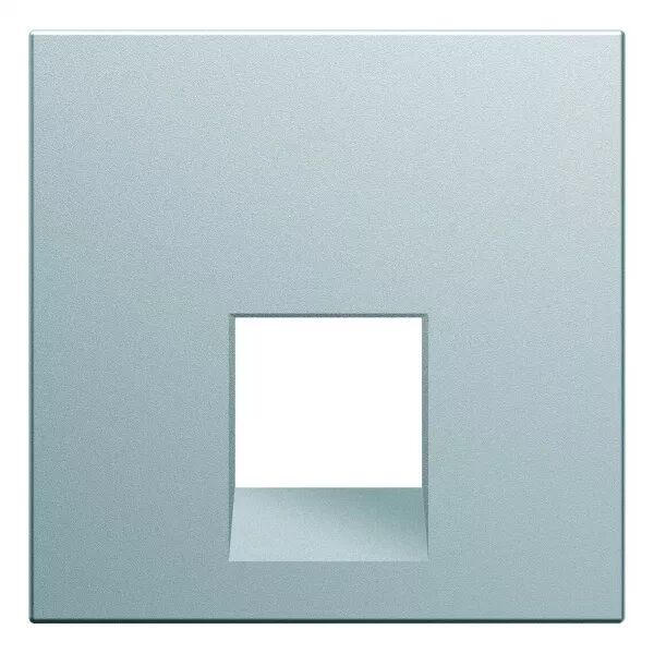 Enjoliveur Gallery prise RJ45 45� 2 modules, finition Titane (WXD230T)
