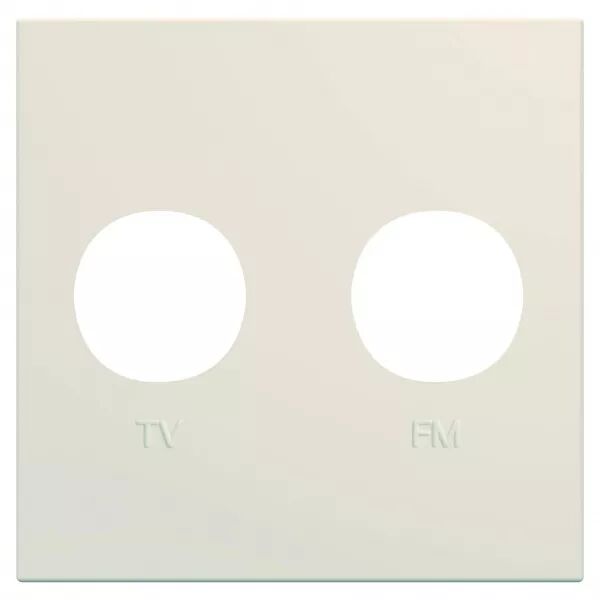 Enjoliveur Gallery prise TV + FM 2 modules, finition Dune (WXD253D)