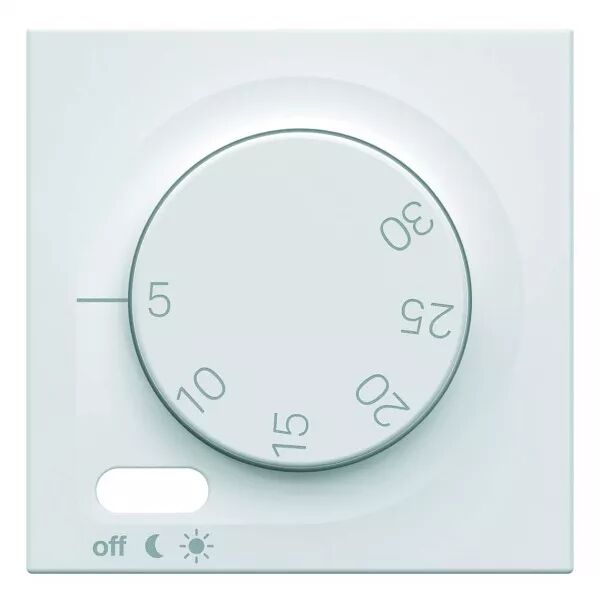 Enjoliveur Gallery thermostat 2 modules , finition Pure (WXD315B)